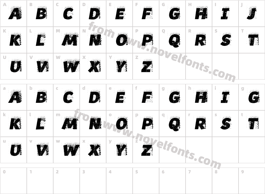 Screw your guys!Character Map