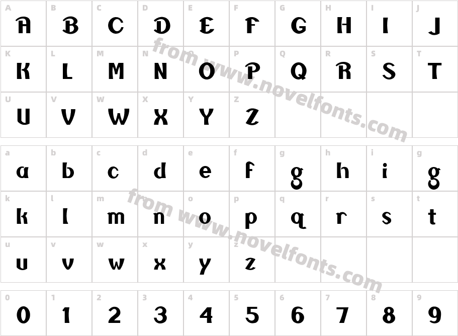 SeasaltCharacter Map