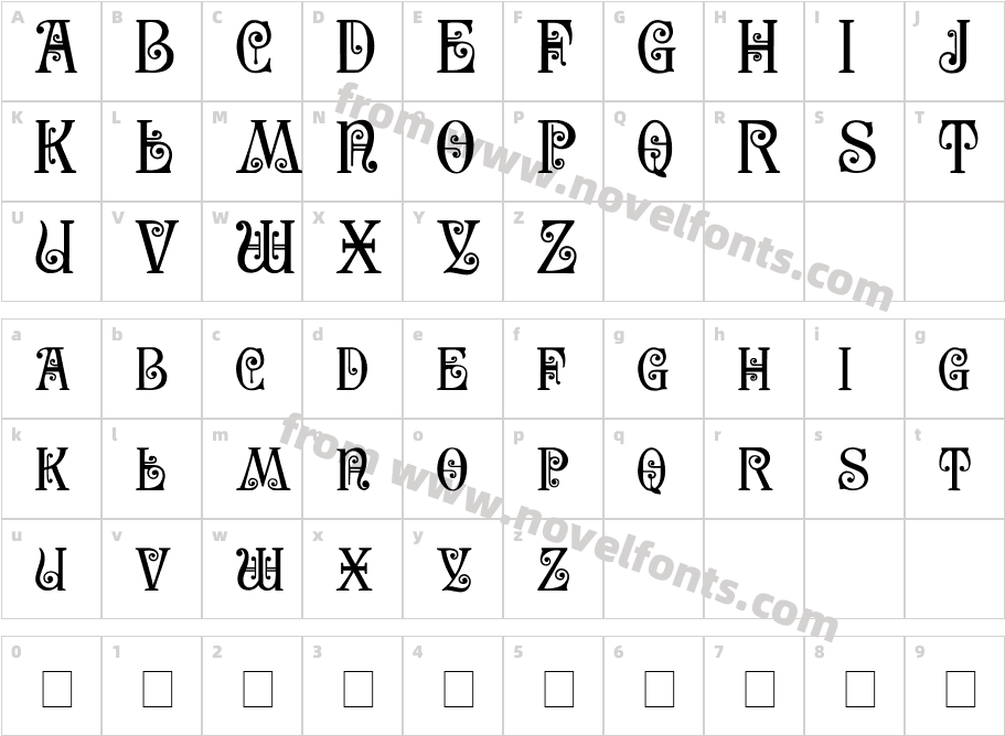 SecesjaPLCharacter Map