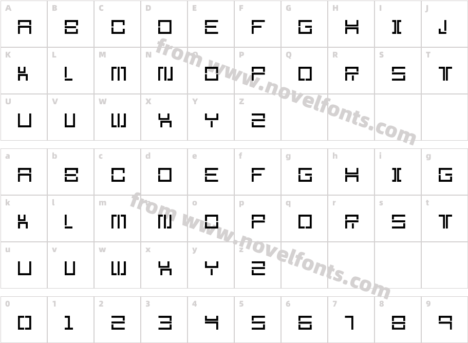 Section 9Character Map