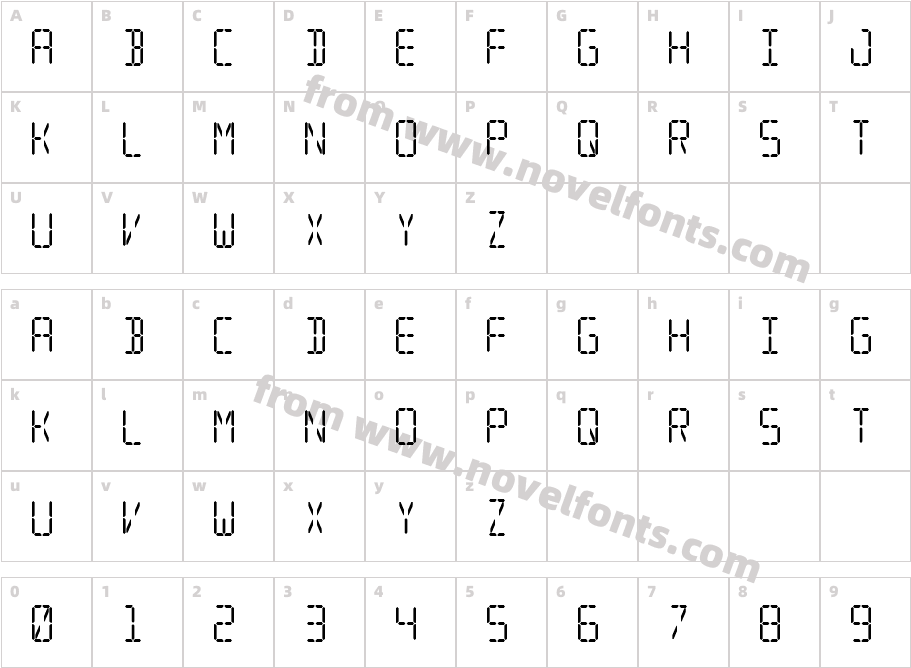 SegmentalCharacter Map