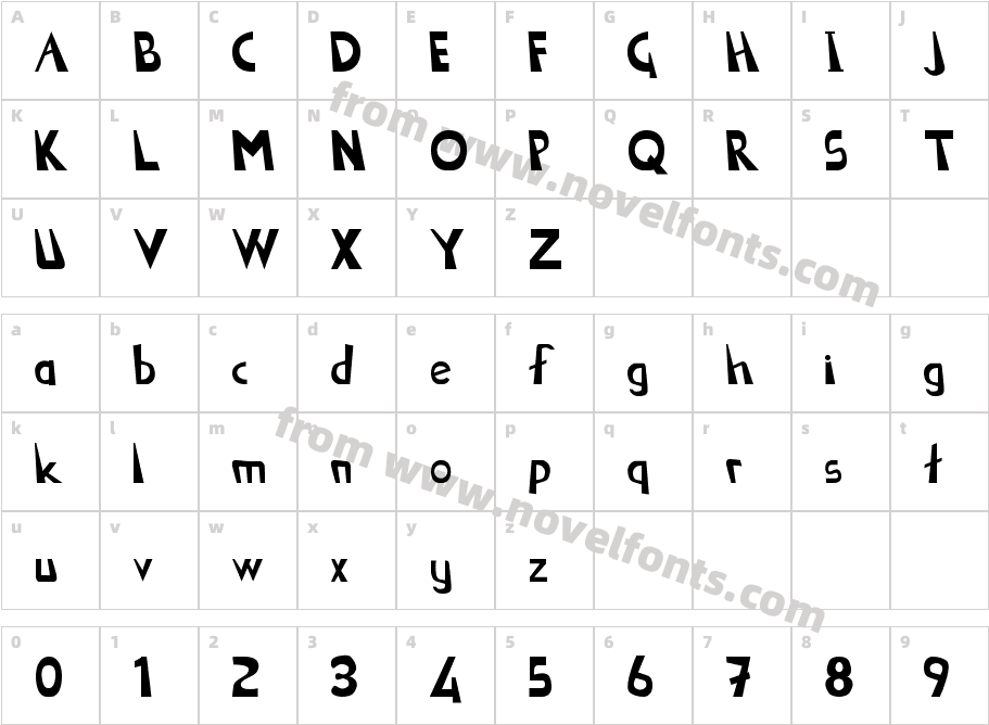 SekoooCharacter Map