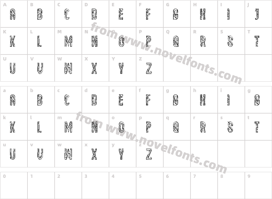 Semravut RegularCharacter Map