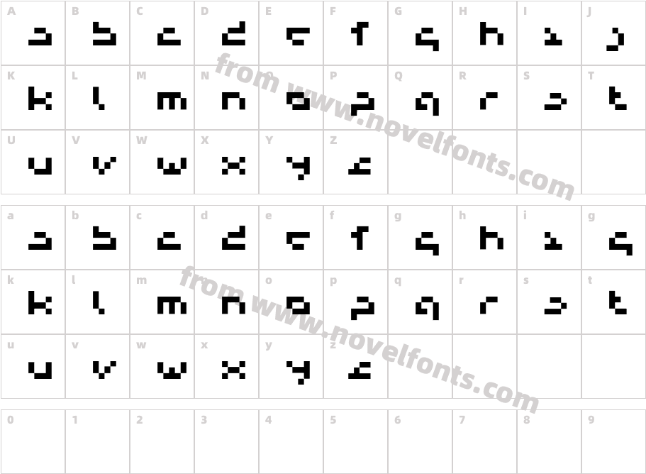 SendaiSmallprintCharacter Map