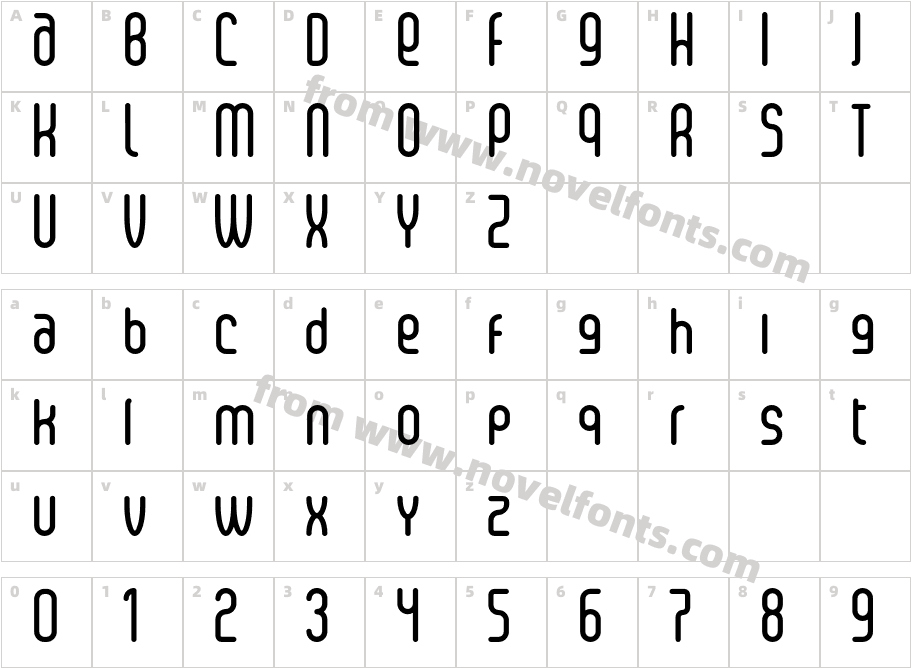 Senzi-BoldCharacter Map