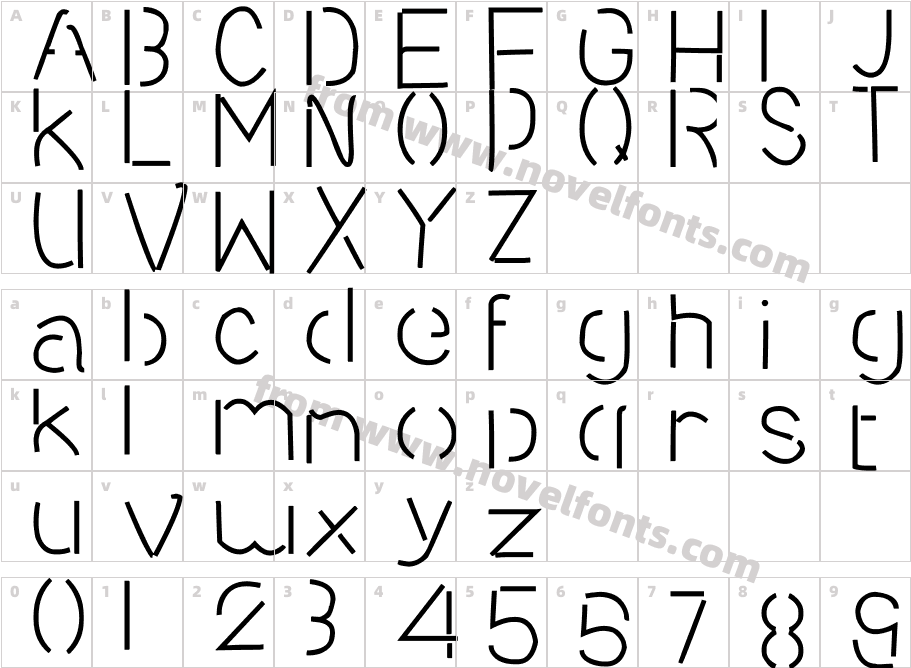 Sequence LightCharacter Map