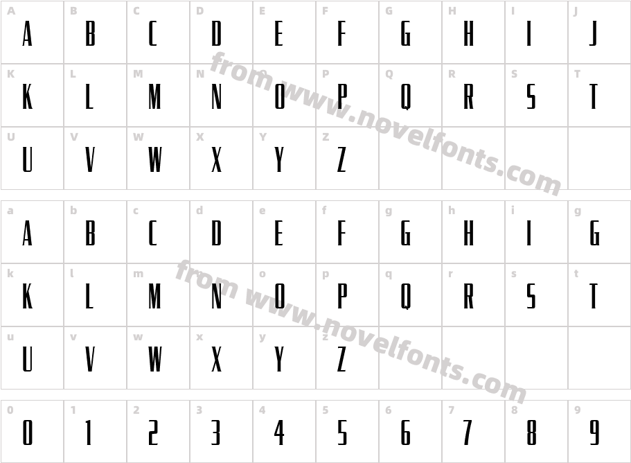 SerpentineComD-BoldCharacter Map