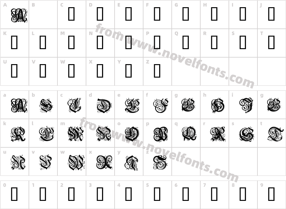 Seven Waves sighs SalomeCharacter Map