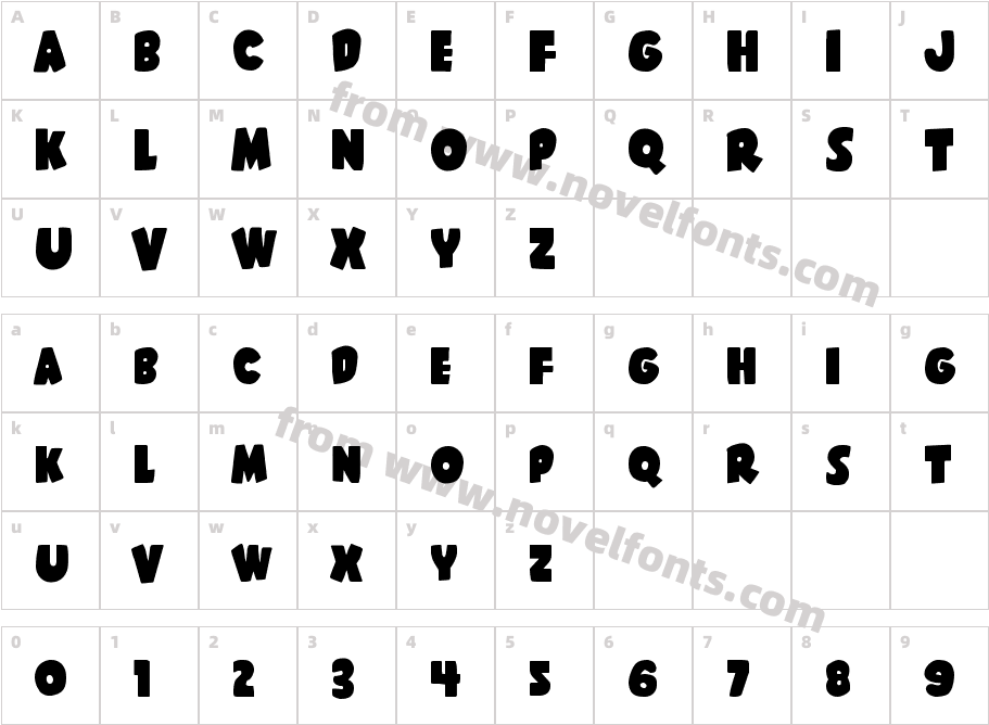 ShablagooCharacter Map