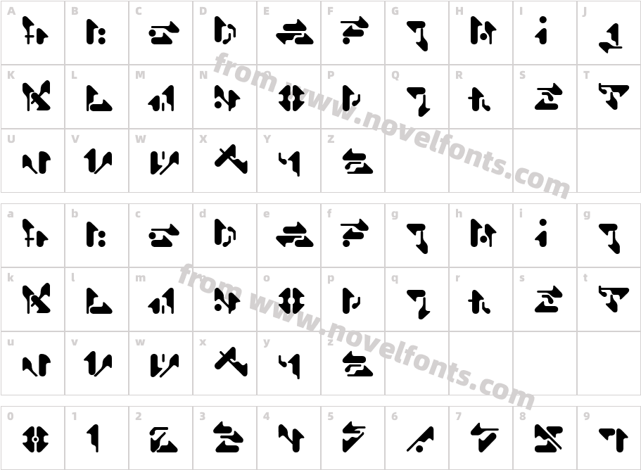 Shamen RemixCharacter Map