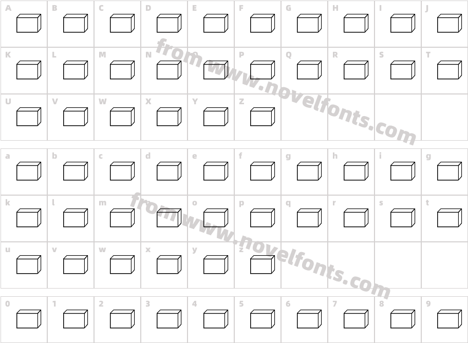 Shapes2Character Map