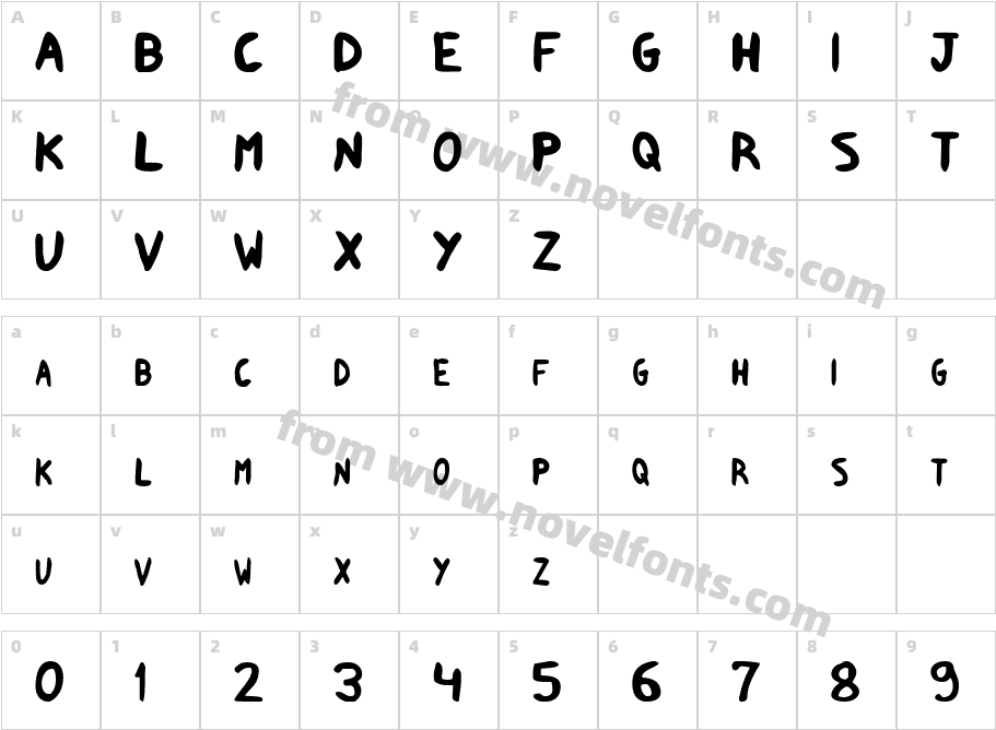 Shark Supah FXCharacter Map