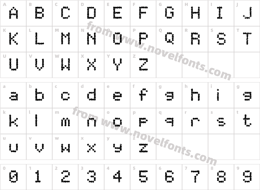 Shelf LifeCharacter Map