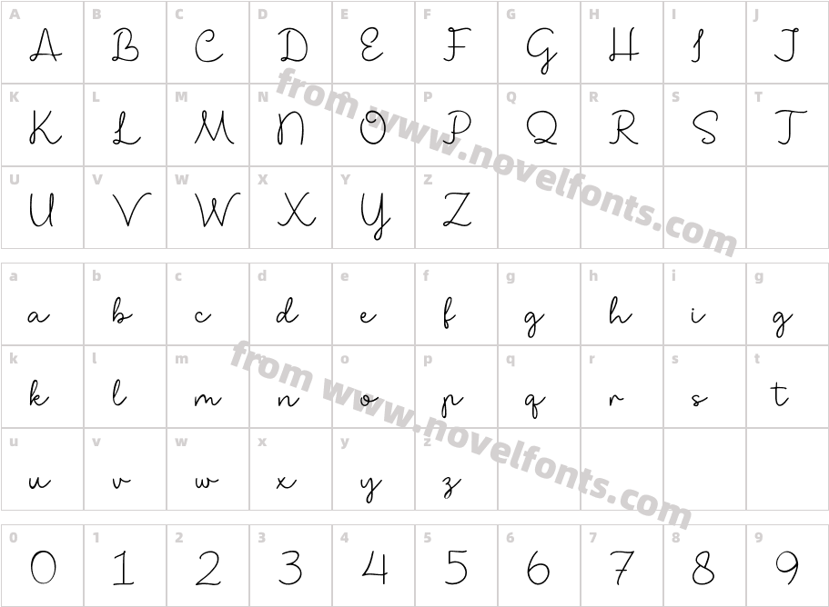 ShibaladyCharacter Map