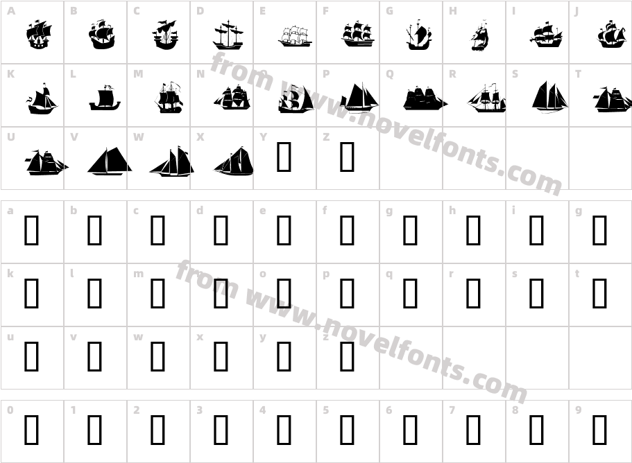 ShipsCharacter Map