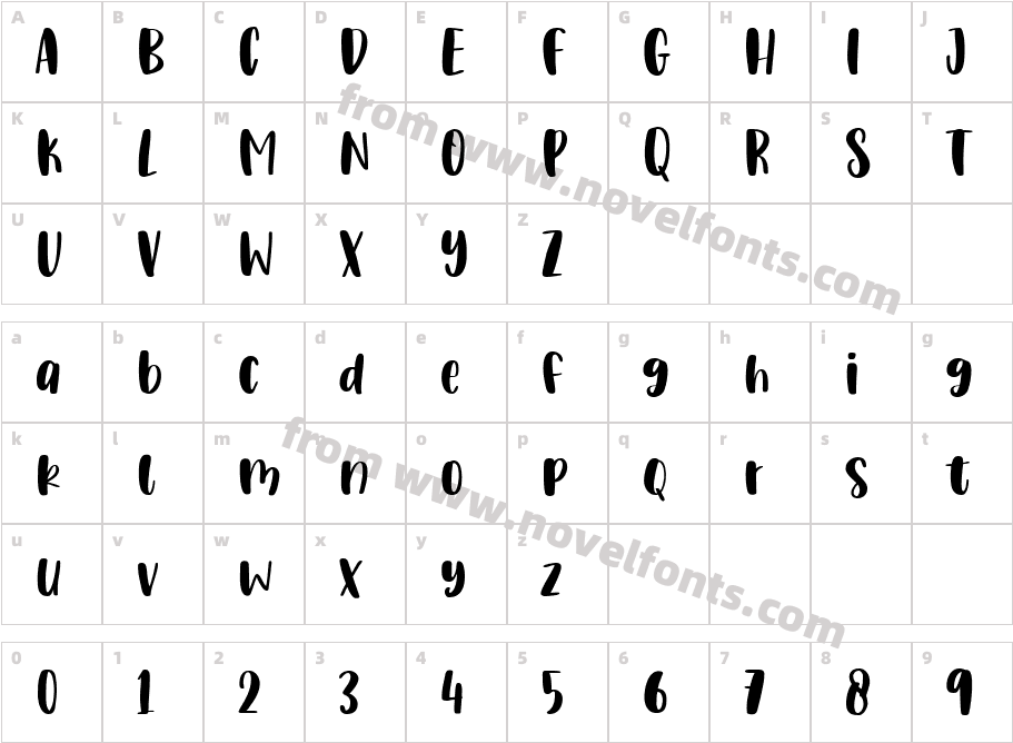 Shirt & Tie DemoCharacter Map