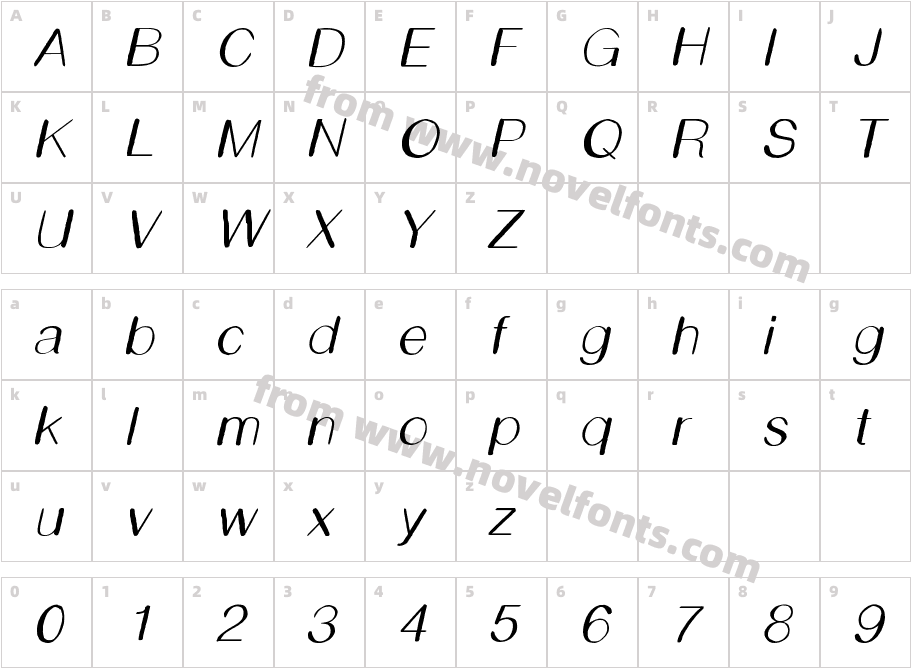 ShmooperObliqueCharacter Map