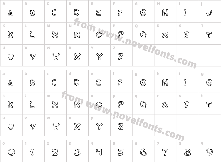 ShoeStringRoundCharacter Map