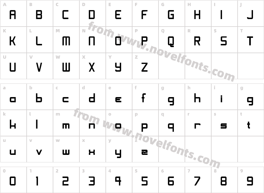 ShoomVertical NormalCharacter Map