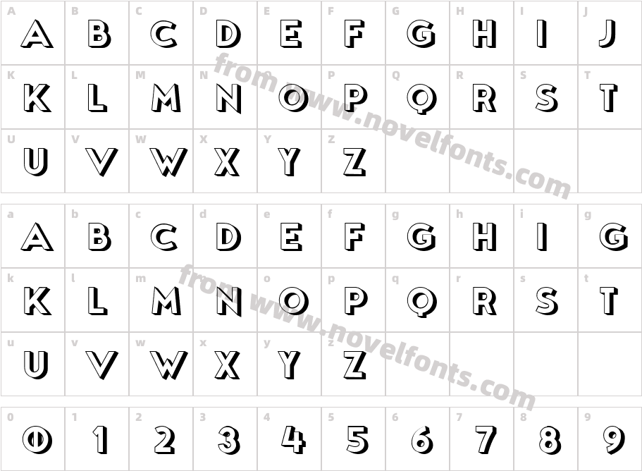 Delta RegularCharacter Map