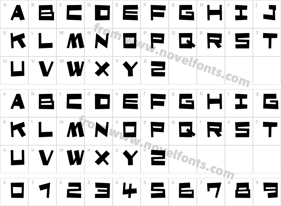 ShotaroV3ALCharacter Map