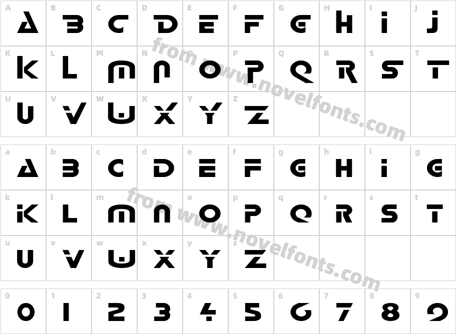 Delta-ExtendedCharacter Map