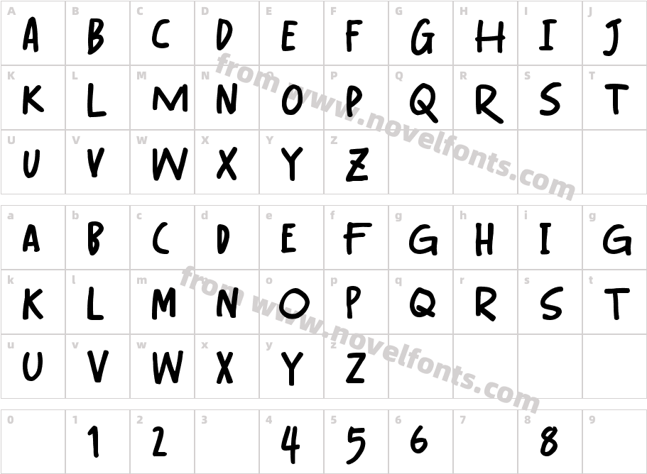 ShutterCharacter Map