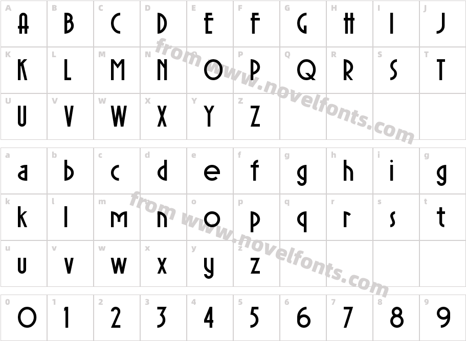 Sierra MadreCharacter Map