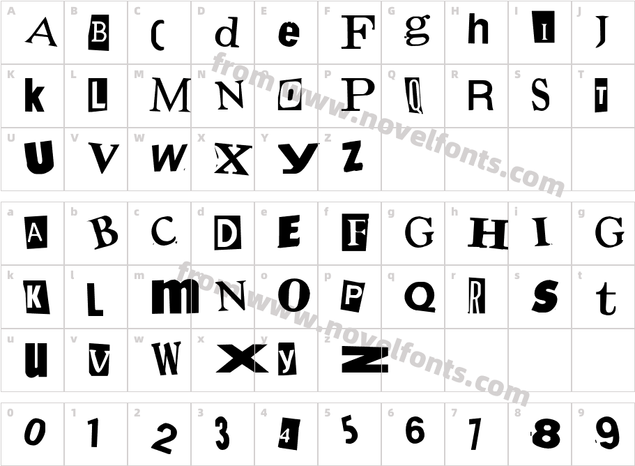 DemandCharacter Map