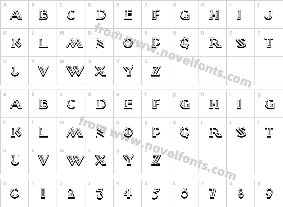 Signore in Rosso Hollow RegularCharacter Map