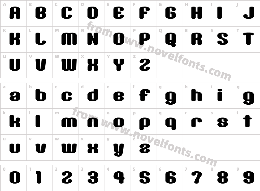 Sikakusimen__GCharacter Map