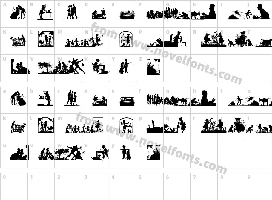 SilhousOldfashionCharacter Map