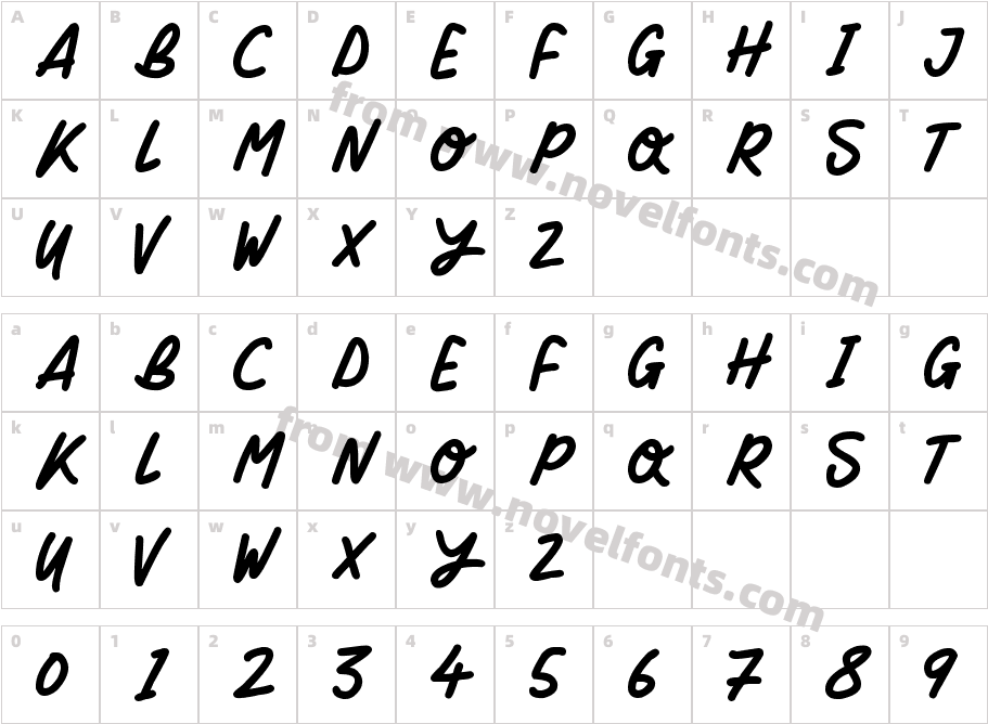 Silky SmoothCharacter Map