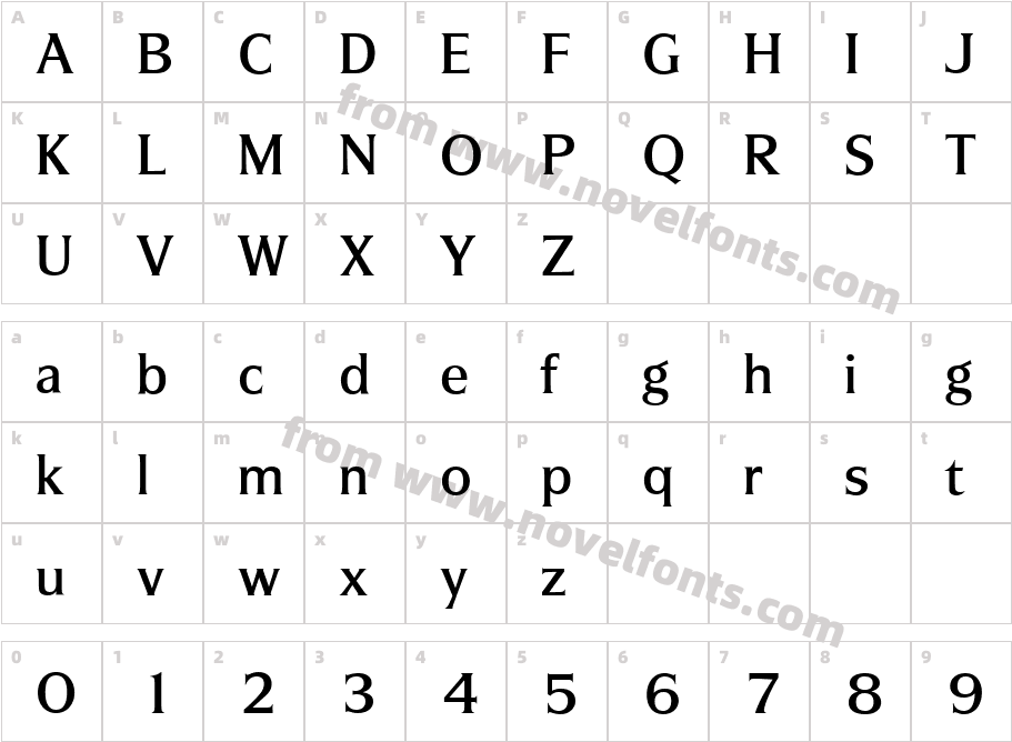 SilveradoMediumCharacter Map