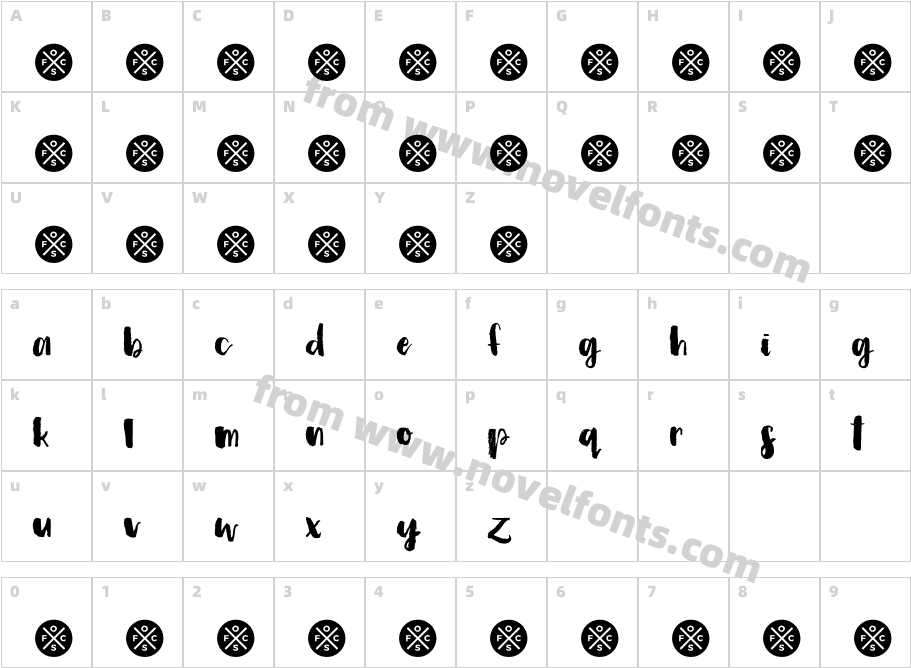 Simple Dry BrushCharacter Map