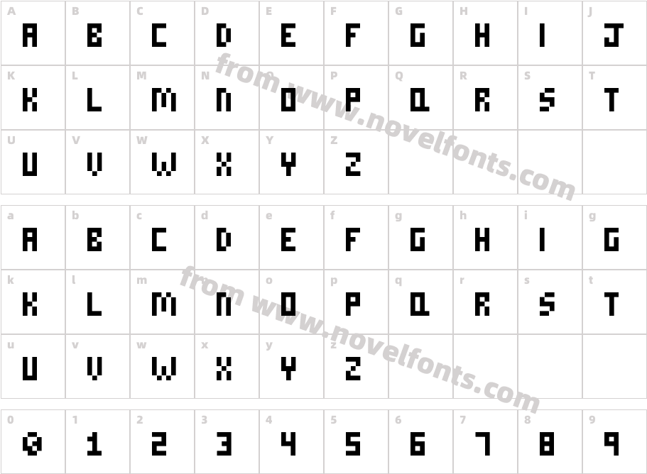 Simple RegularCharacter Map