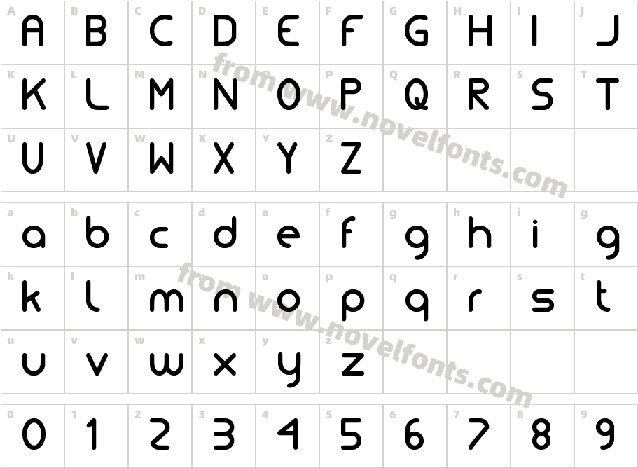 Simple tfbCharacter Map