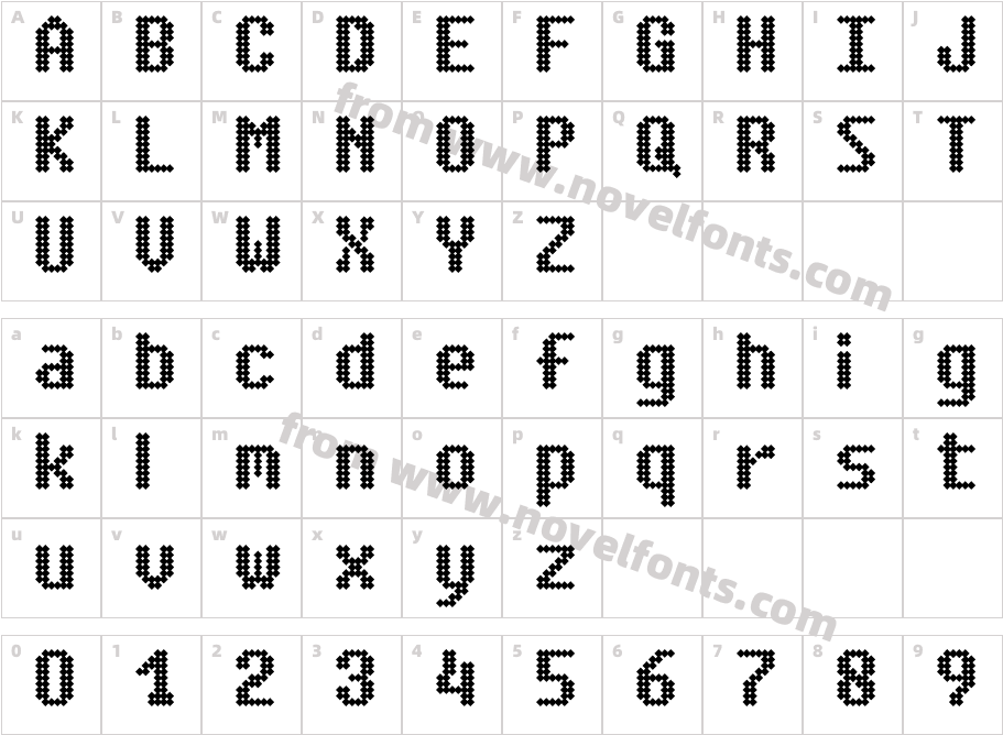 Simpleton (BRK)Character Map