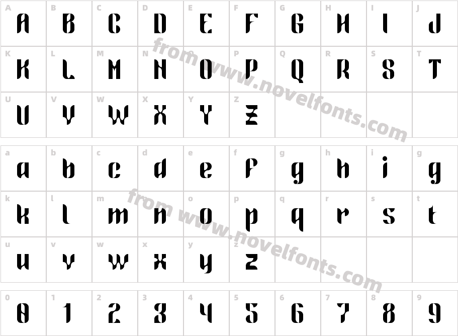 DemodulatorCharacter Map