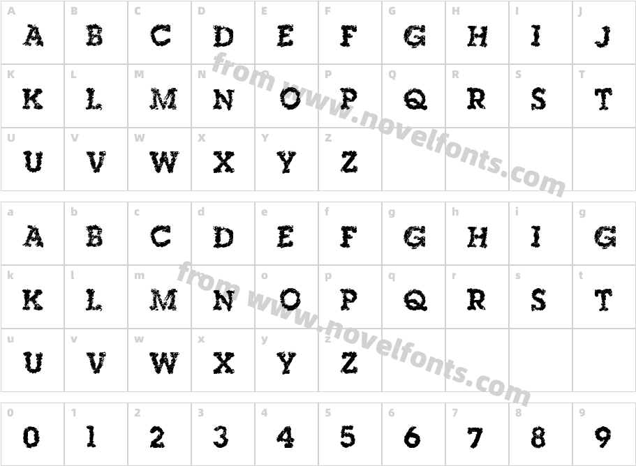 SingleOriginCharacter Map