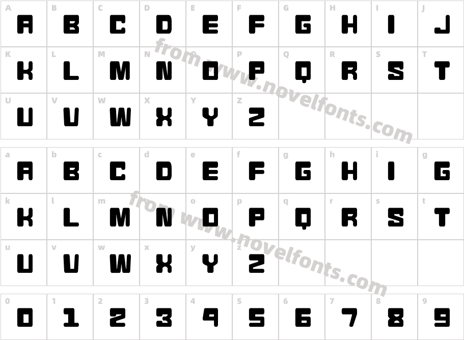 Sio KombuCharacter Map