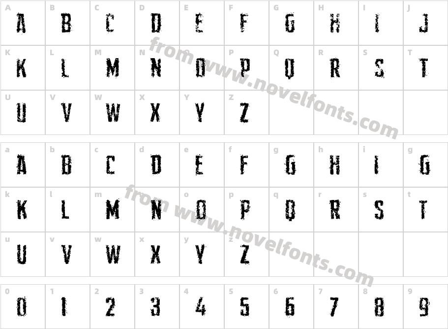 Demon SkerCharacter Map