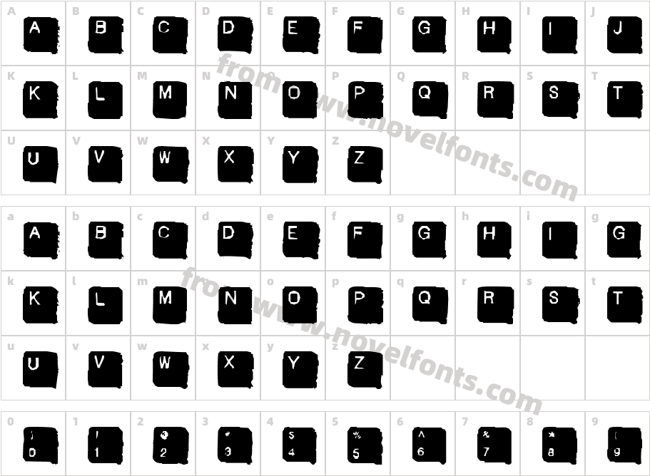 SkanHead  LiteCharacter Map