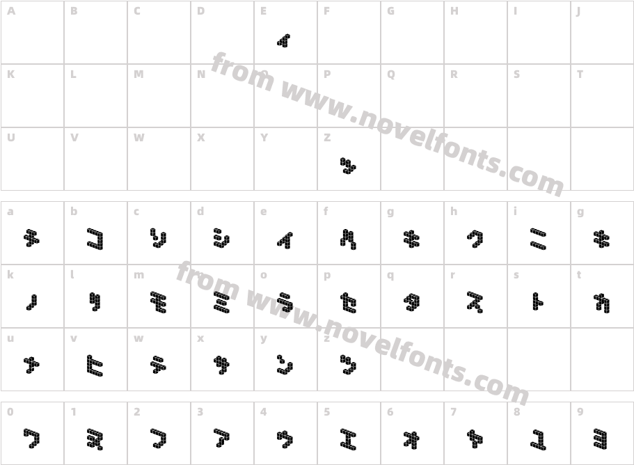 DemonCubicBlock NKP TileCharacter Map