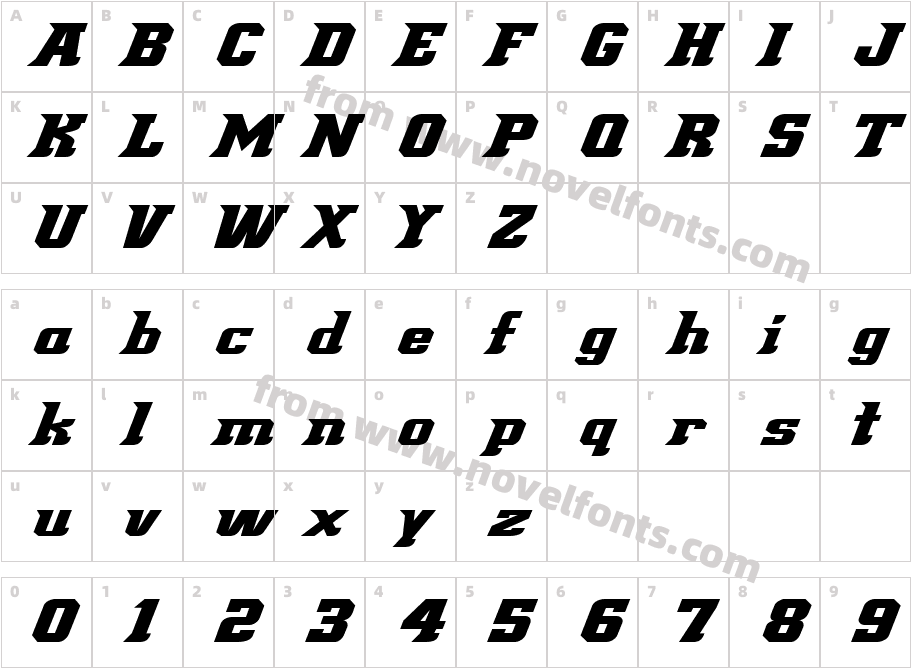 DemonizedCharacter Map