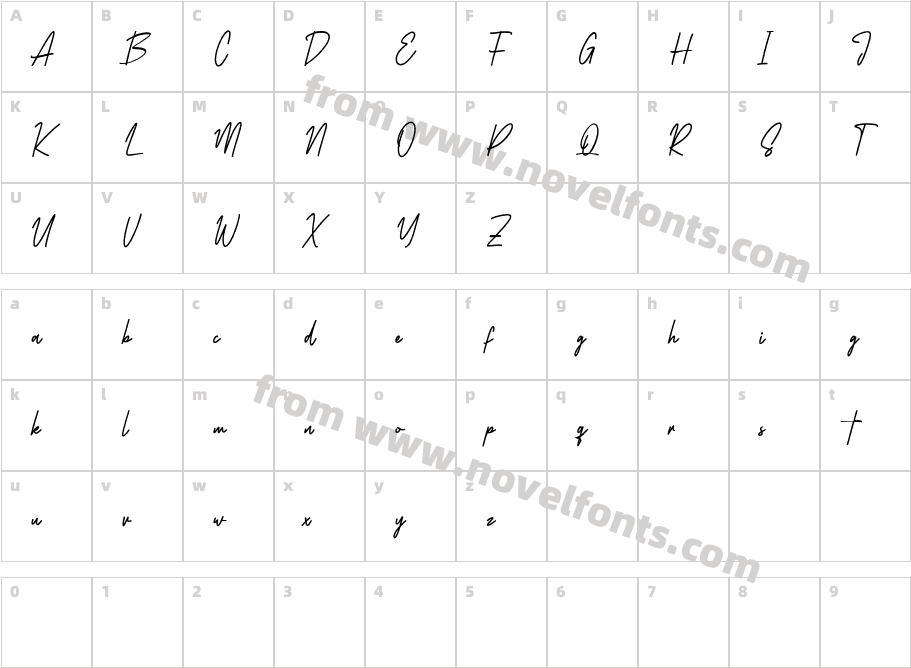 Skisterstone Free RegularCharacter Map