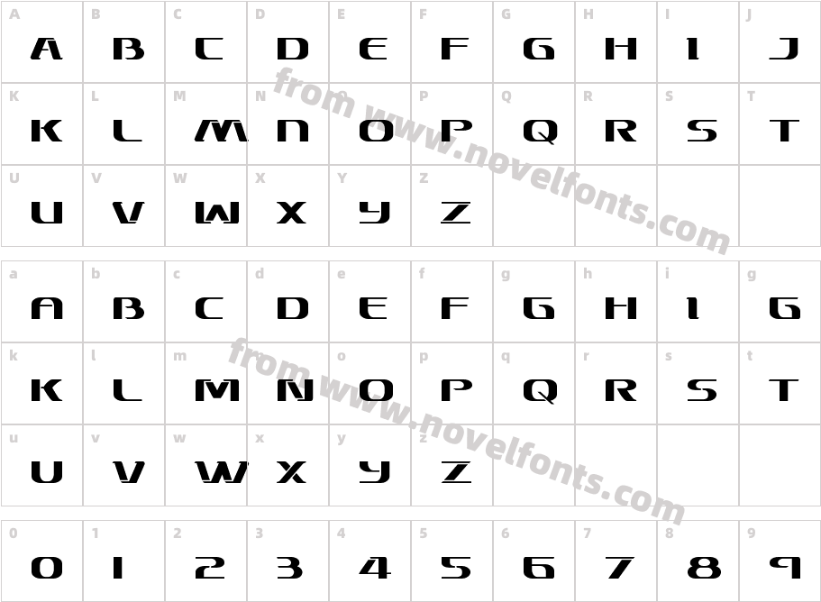 Sky MarshalCharacter Map