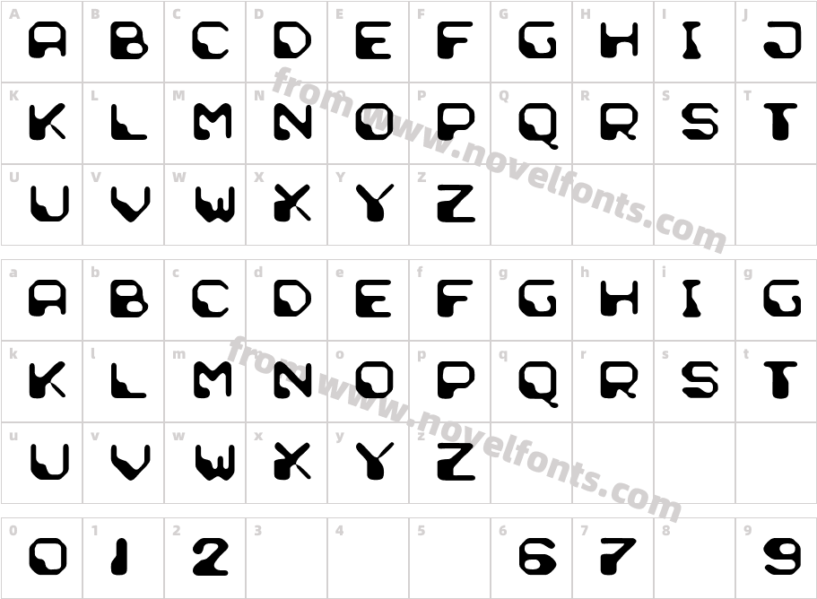 Demun-LotionCharacter Map