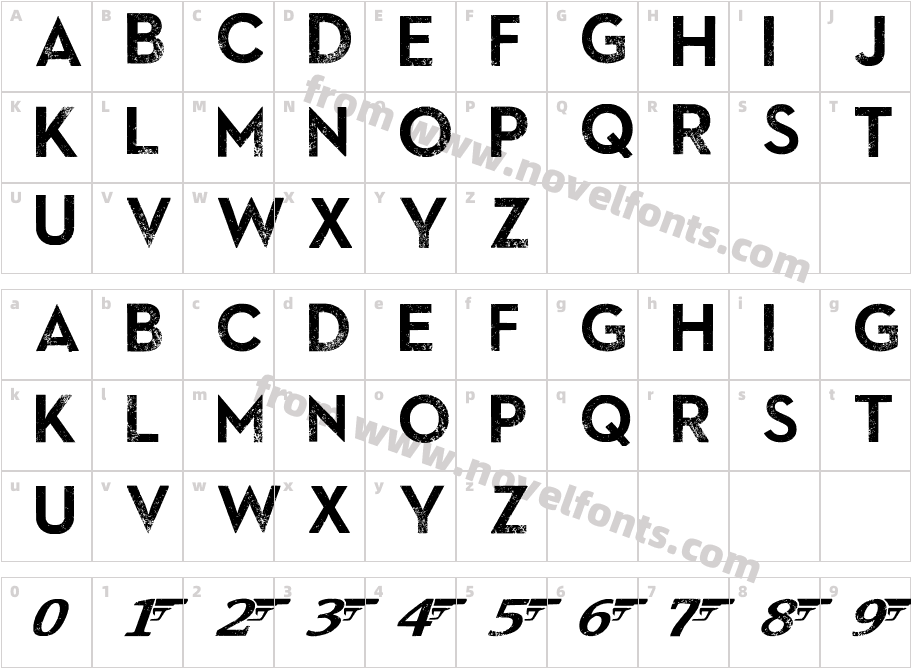 SkyFall DoneCharacter Map