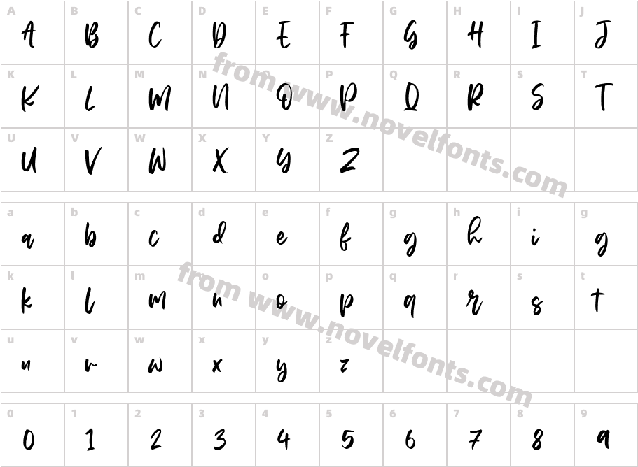 SkylakeCharacter Map